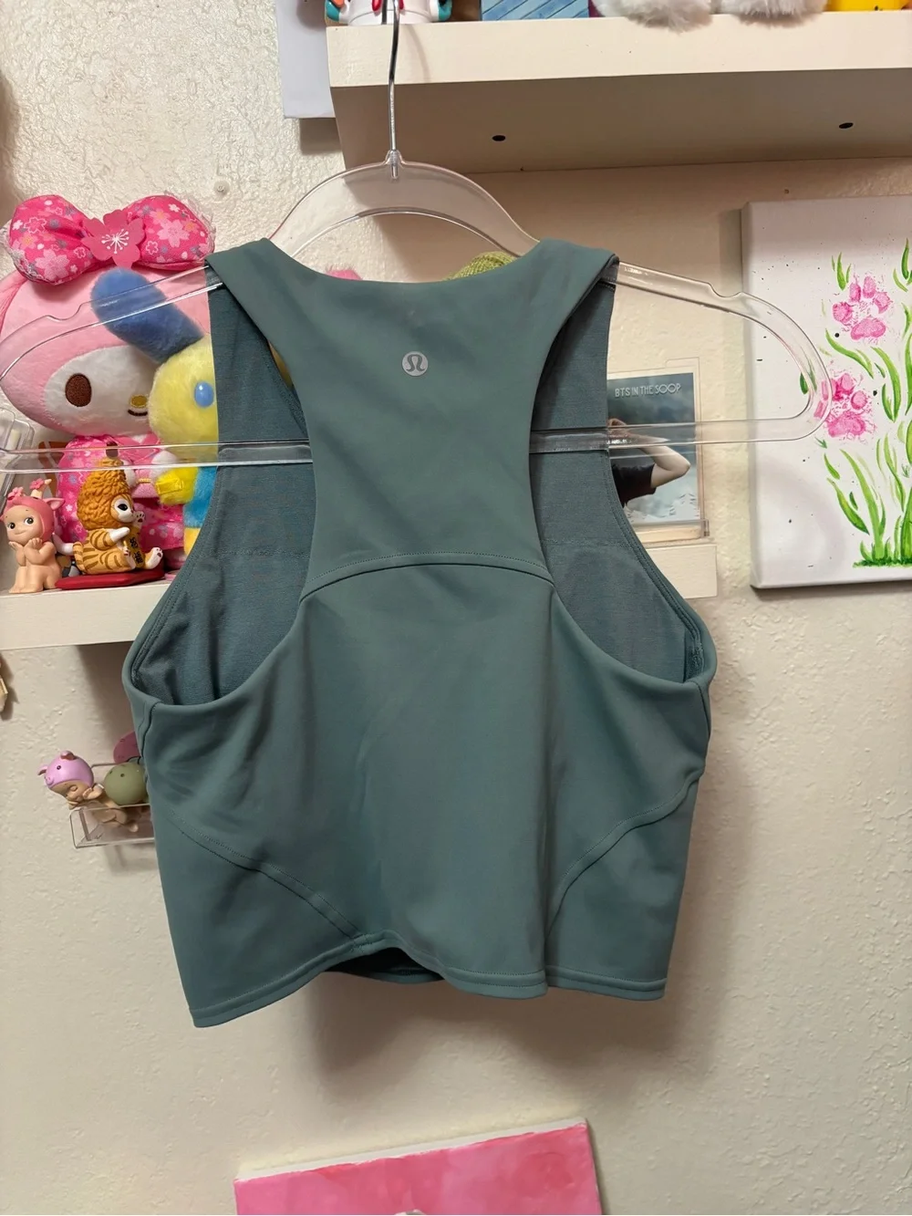 Lululemon Invigorate Training Tank Top Tidewater Teal Sz 4